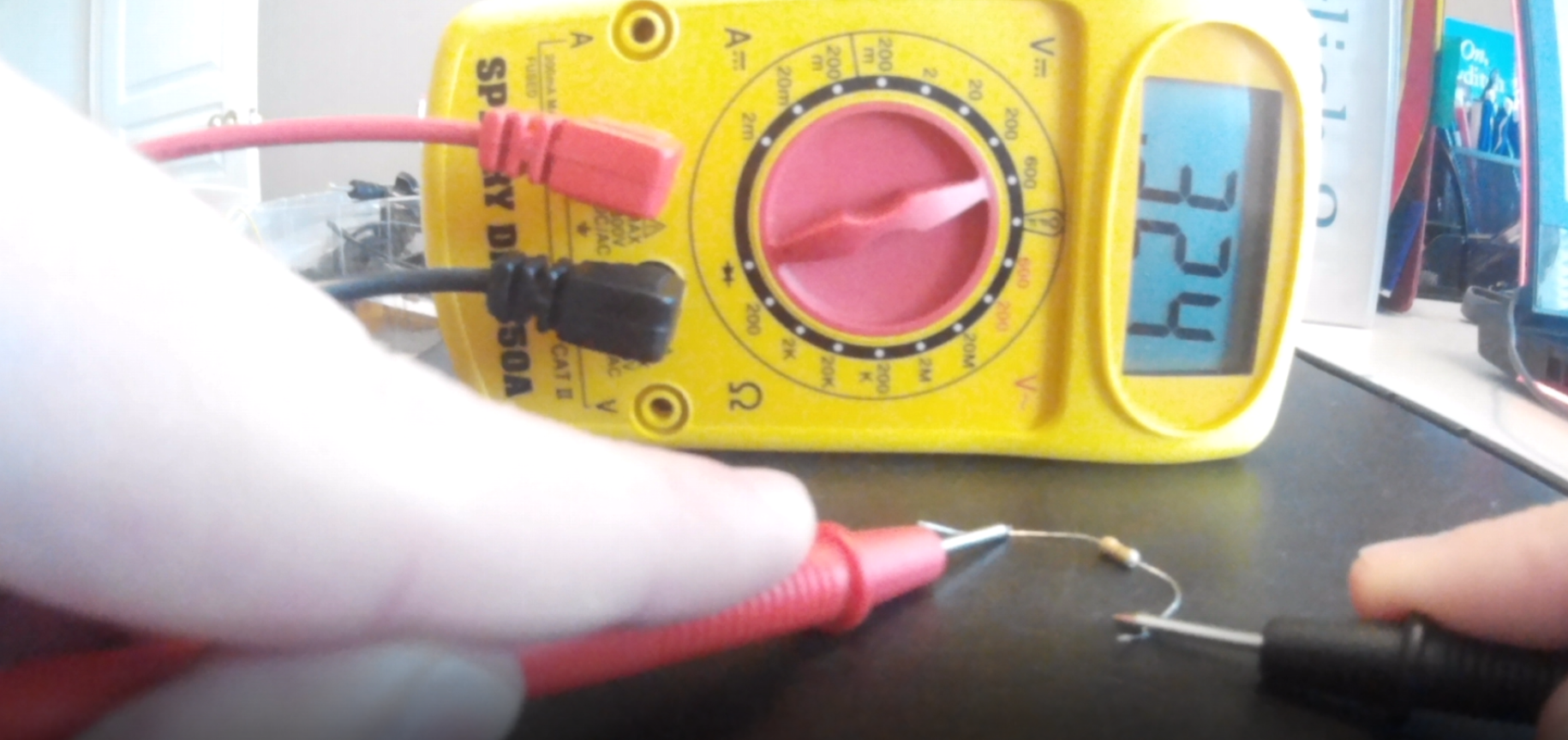 testing a resistor